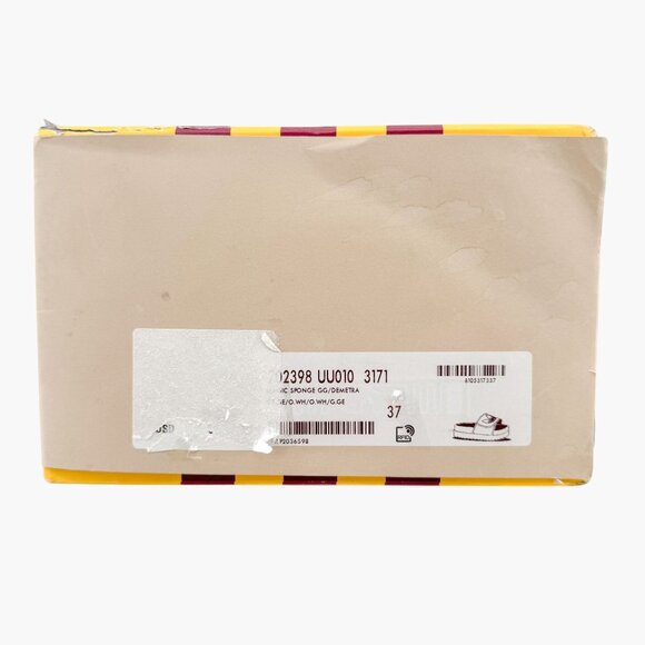 Gucci x Adidas GG Platform Slide Sandals EU 37 US 7 Green Monogram Terry Mule - Picture 12 of 12